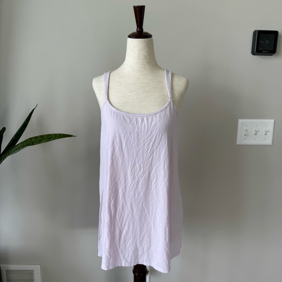 Soma Adjustable Strap Light Lilac Purple Tank Top - Picture 3 of 9